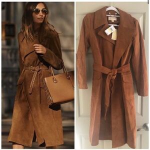 MICHAEL Michael Kors Brown Trench Coat
